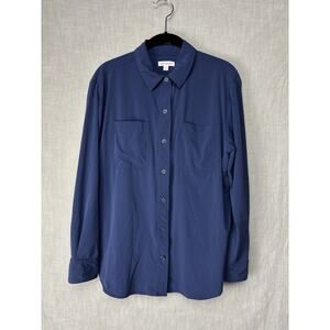 Scottevest Men's Performance Tec Shirt Zip Pockets Security Travel Size M